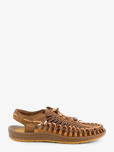 Keen Uneek M Woven Fabric Sandals In Brown