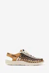 Keen Uneek M Sandals In Brown Suede And Fabric In Black