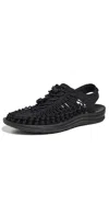 KEEN UNEEK SANDALS BLACK / BLACK