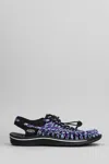 Keen Sandalo Uneek Black Tillandsia Purple In Black