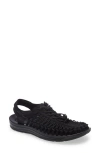 Keen Uneek Slingback Sandal In Black/black