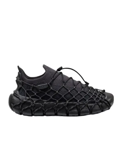 Keen Uneek Woven Sneakers In Black
