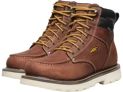 Keen Utility Cincinnati 90 Degree 6 Waterproof Soft Toe In Brown