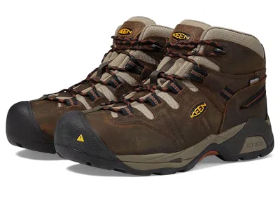 Keen Utility Detroit Xt Mid Soft Toe Waterproof In Animal Print