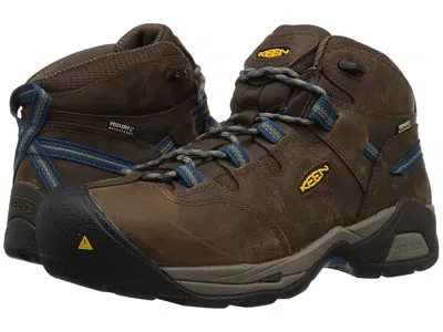 Keen Utility Detroit Xt Mid Steel Toe Waterproof In Brown