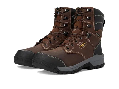 Keen Utility Evanston 8 Soft Toe Waterproof Insulated 600g Men's Work Boots Bison/black: 14 D - Medium In Multi