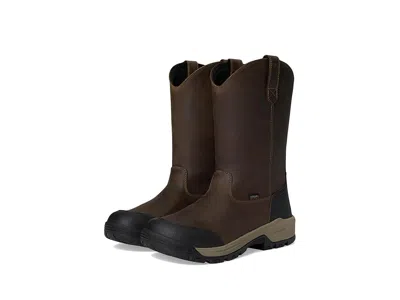 Keen Utility Evanston Pull-on Waterproof Boot (carbon-fiber Toe) In Brown