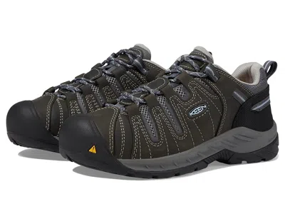 Keen Utility Flint Ii (soft Toe) Women's Work Boots Steel Grey/paloma: 5 D - Wide In Gray