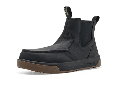 Keen Utility Gibson Chelsea Work Boots (carbon Toe) Men's Work Boots Black/gum: 15 Ee - Wide, Leather