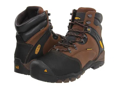 Keen Utility Louisville 6 Waterproof Internal Met (steel Toe) Men's Work Lace-up Boots Slate Black: 7 D - Medium In Multi