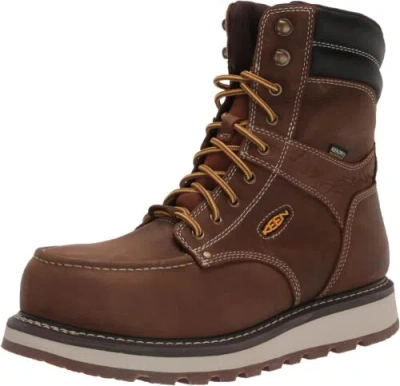 Pre-owned Keen Utility Men's Cincinnati8inchwaterproofcomposite Toewedge Work Boots In Belgian/sandshell