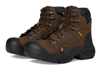 Keen Utility Mt Vernon Ii 6 Waterproof Boot (steel Toe) In Brown