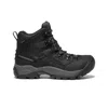 Keen Men's Kansas City Mid Lace-up Waterproof Work Boots - Carbon Fiber Toe In Black/ Grey In Black