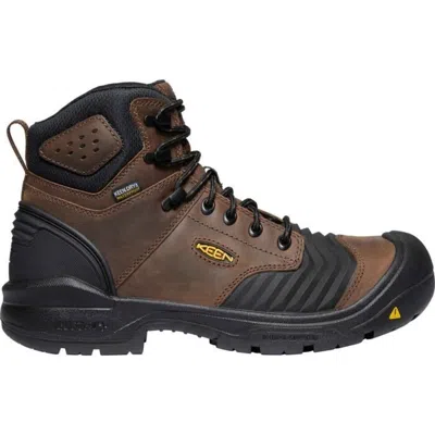 Keen Utility Portland 6" Work Boot Men's Eh Carbon-fiber Safety Toe Gbnc1105 In Black