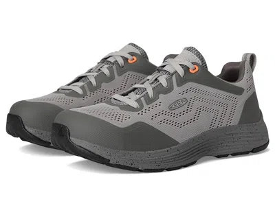 Keen Utility Sparta Ii Esd (alloy Toe) Women's Shoes Drizzle/papaya: 6.5 B - Medium In Gray