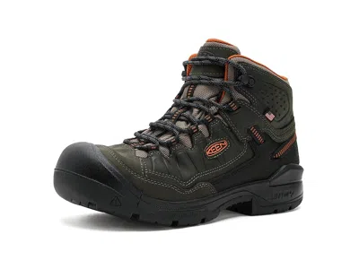 Keen Utility Targhee Iv Waterproof Work Boots (carbon Toe) In Green