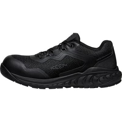 Keen Utility Tempe Comp Toe Black / Black 1028301m Women's In Animal Print