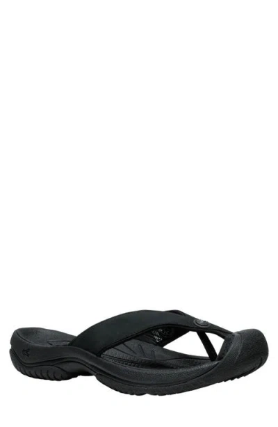 Keen Waimea Flip Flop In Black/ Black