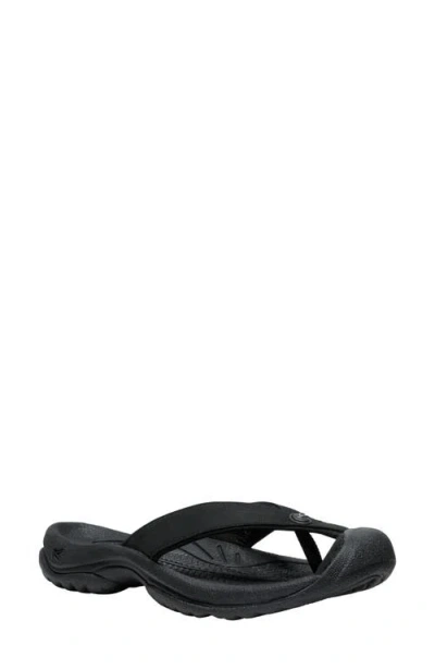 Keen Waimea Flip Flop In Black/ Black