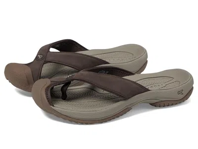 Keen Waimea Leather Flip-flop In Brown