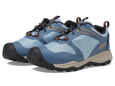 Keen Wanduro Low Waterproof (little Kid/big Kid) Girl's Shoes Vintage Indigo/scarlet Ibis : 7 Big Kid M, 