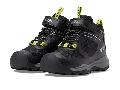 Keen Wanduro Mid Waterproof (toddler/little Kid) Boy's Shoes Black/silver : 9 Toddler M, Synthetic/textil