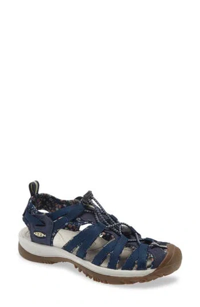 Keen 'whisper' Water Friendly Sport Sandal In Navy/birch