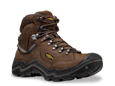 Keen Wide Width Durand Ii Waterproof Mid Hiking Boot In Brown