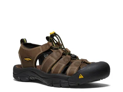 Keen Wide Width Newport Waterproof Sandal In Brown