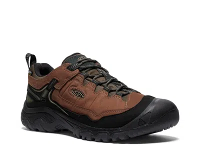 Keen Wide Width Targhee Iv Waterproof Hiking Shoe In Brown