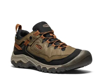 Keen Wide Width Targhee Iv Waterproof Hiking Shoe In Green