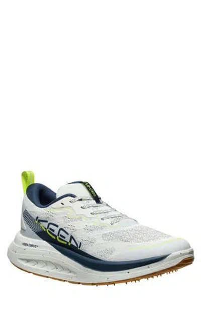 Keen Wk400 Ii Walking Sneaker In Star White/naval Academy