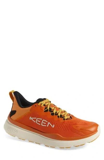 Keen Wk450 Walking Sneaker In Gold Flame/golden Spice