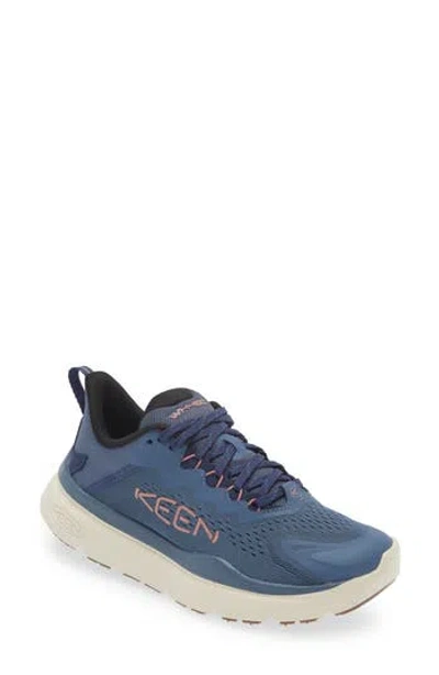 Keen Wk450 Walking Sneaker In Vintage Indigo/nostalgia Rose