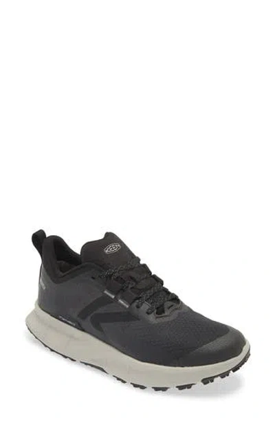 Keen Wk450 Waterproof Walking Sneaker In Black/magnet