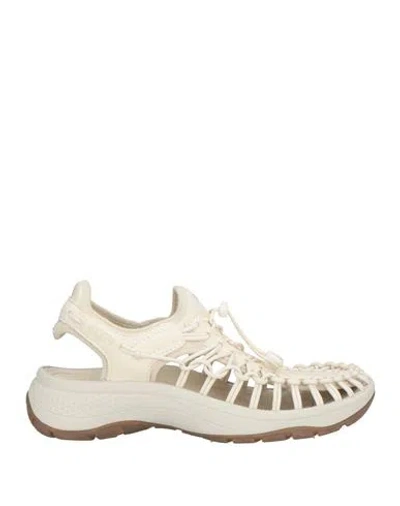 Keen Woman Sandals White Size 7.5 Textile Fibers