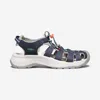 Keen Astoria West Fisherwoman Sandal In Navy / Beveled Glass In Multi