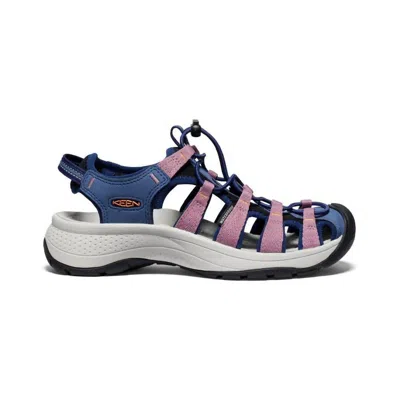 Keen Women's Astoria West Sandal In Nostalgia Rose/tangerine In Multi