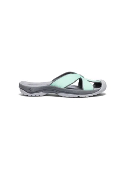 Keen Women's Bali Slip On Closed Toe Flip-flops In Lichen Steel Grey