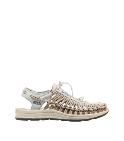 Keen Beige Logo Sandals In Multicolor