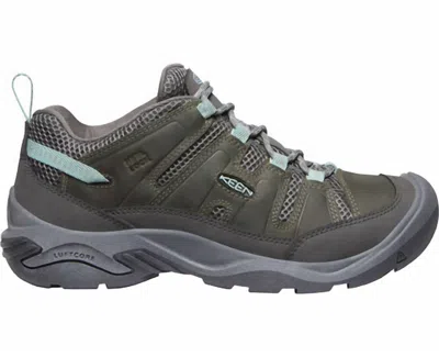 Keen Women's Circadia Vent Hiking Shoe In Grey/cloud Blue In Green