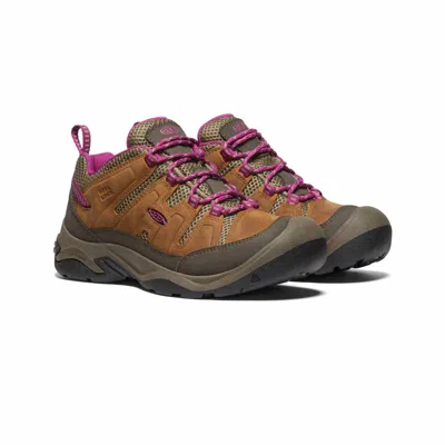Keen Women's Circadia Vent Low Shoes In Syrup/boysenberry In Brown