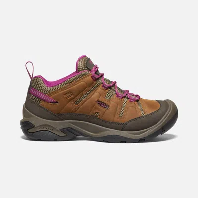 Keen Women's Circadia Vent Simple Hiker Shoes In Syrup/boysenberry In Brown