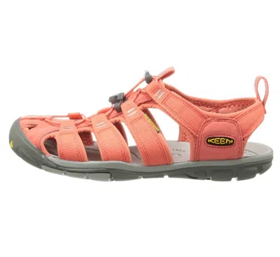 Keen Women's Clearwater Cnx Sandal In Hot Coral In Red