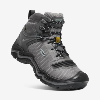 Keen Women's Durand Evo Waterproof In Steel Grey/cloud Blue In Gray