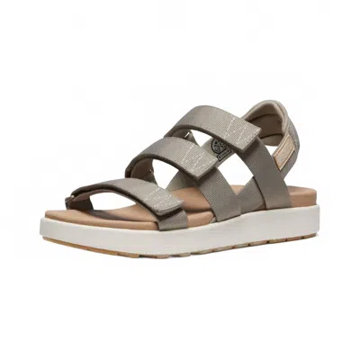 Keen Women's Elle Back Strap Sandal In Brindle/birch In Gray