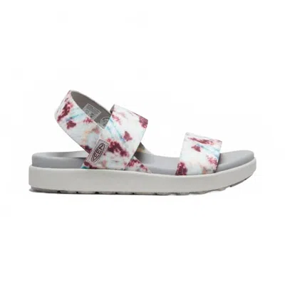 Keen Women's Elle Backstrap Sandal In Andorra Tie Dye In Multi