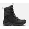 Keen Women's Greta Waterproof Insulated Boot In Black/black Wool In Black