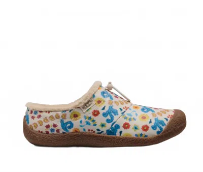 Keen Women's Howser Iii Slide In Embroidered Flower Birch In Multi