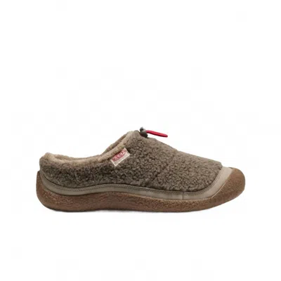 Keen Women's Howser Iii Slides In Brindle Sherpa Fleece In Multi